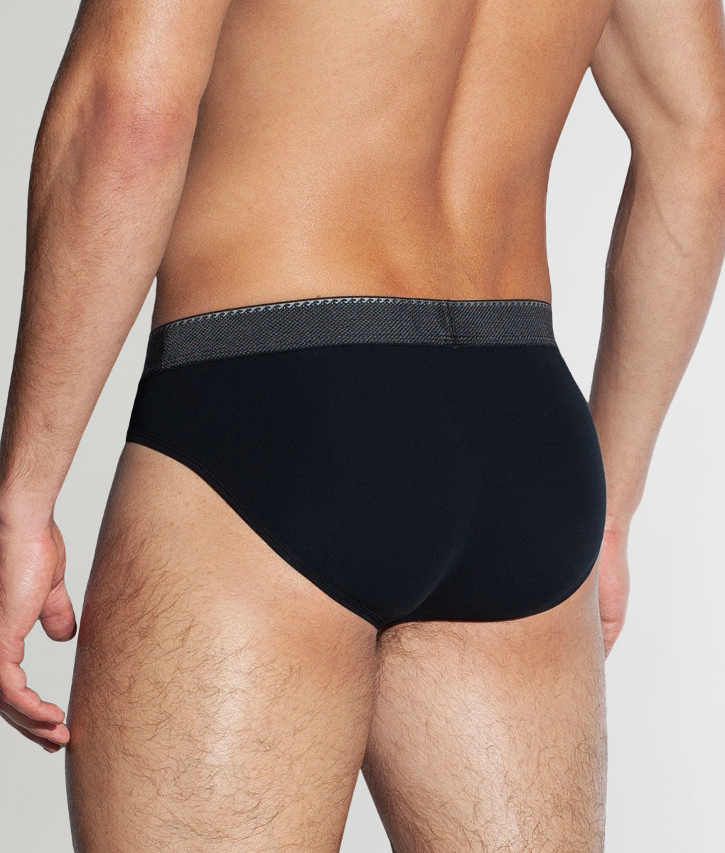 Saligia Greek Ripple Brief Black