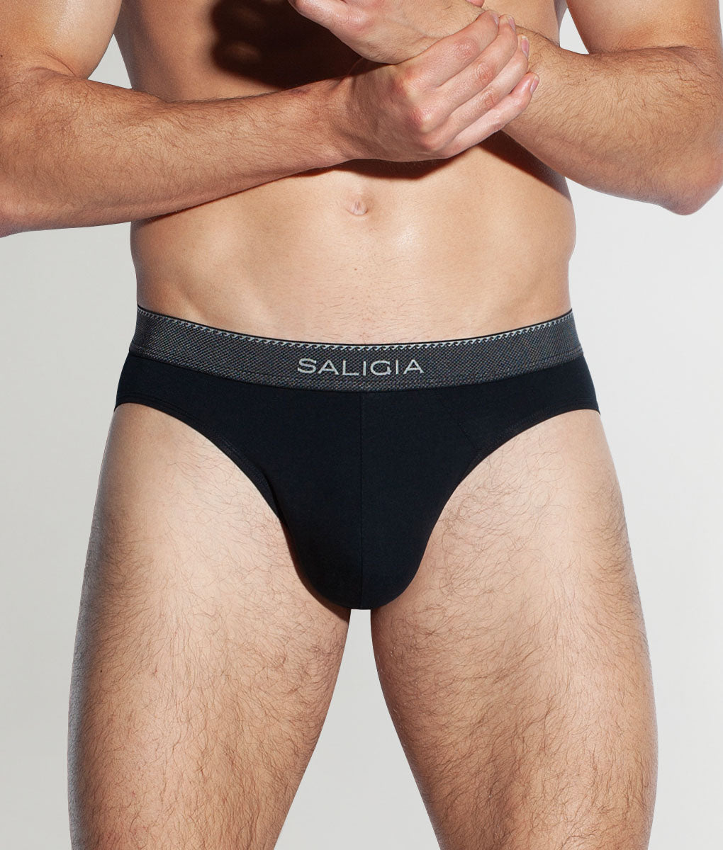 Saligia Greek Ripple Brief Black