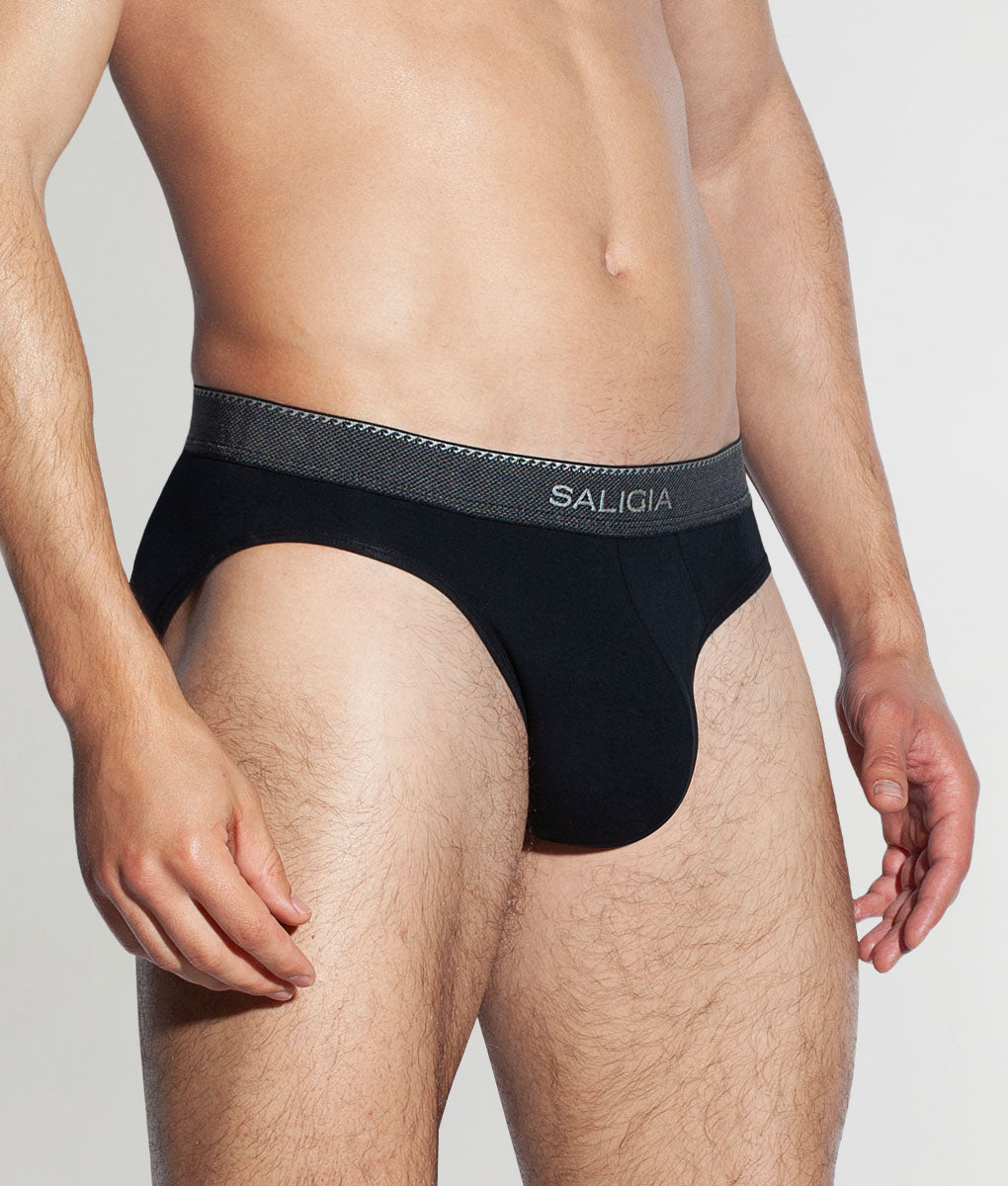 Saligia Greek Ripple Brief Black