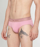 Saligia Greek Ripple Brief Pink
