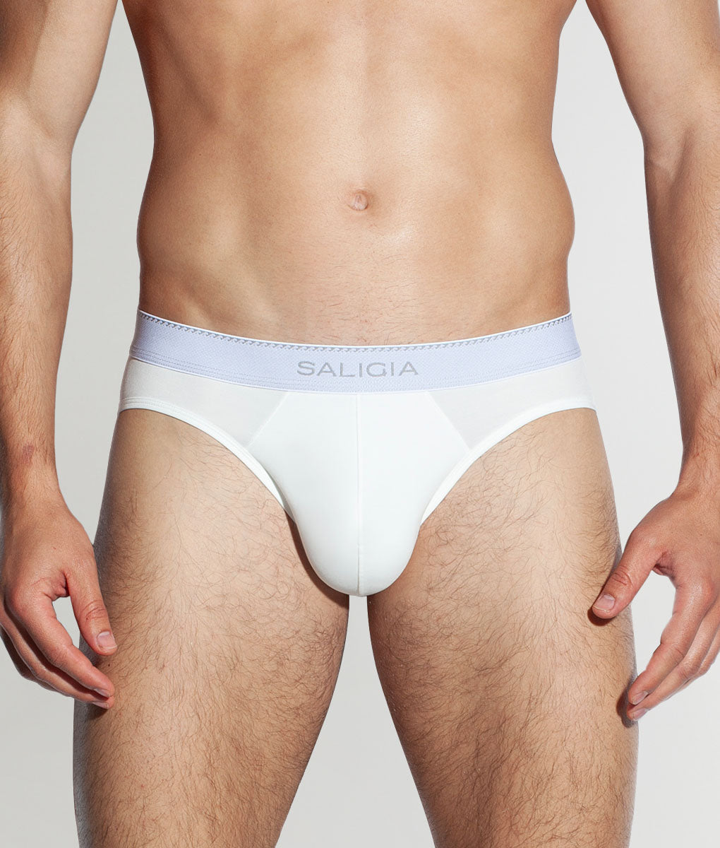 Saligia Greek Ripple Brief White