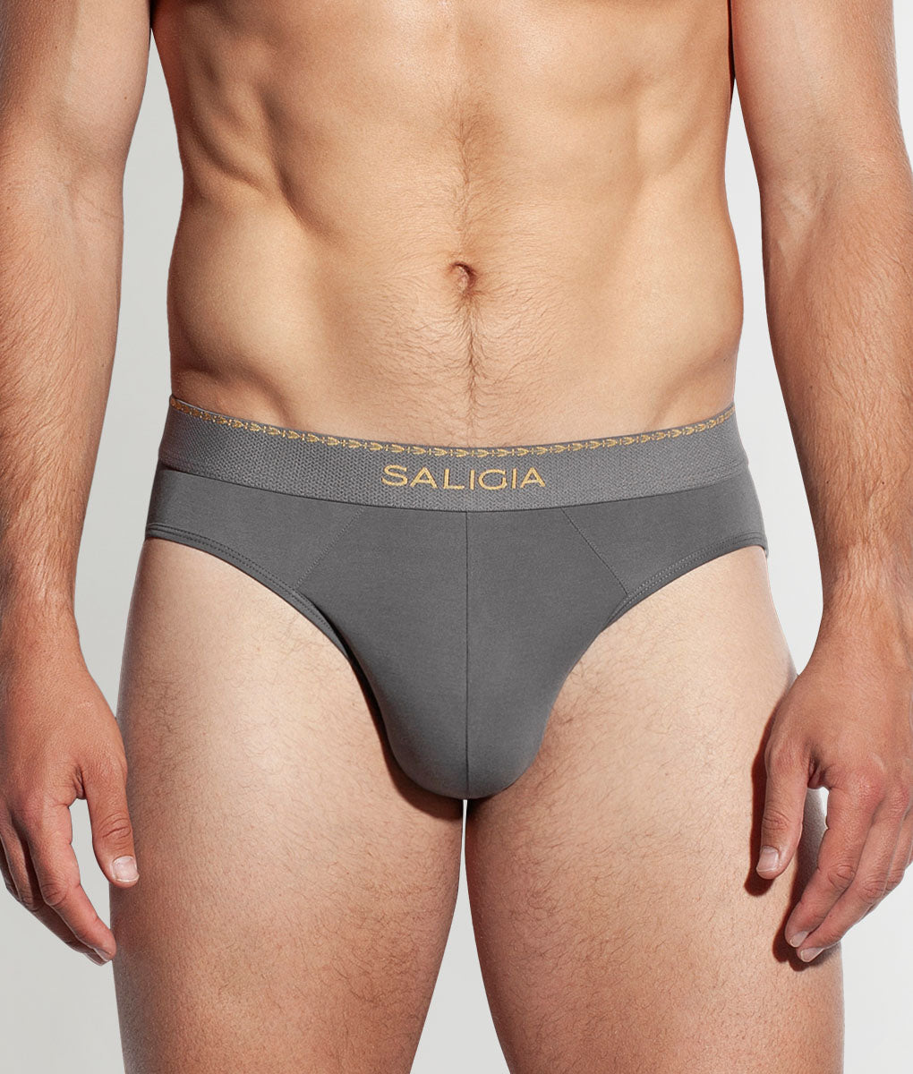 Saligia Greek Laurel Brief Grey