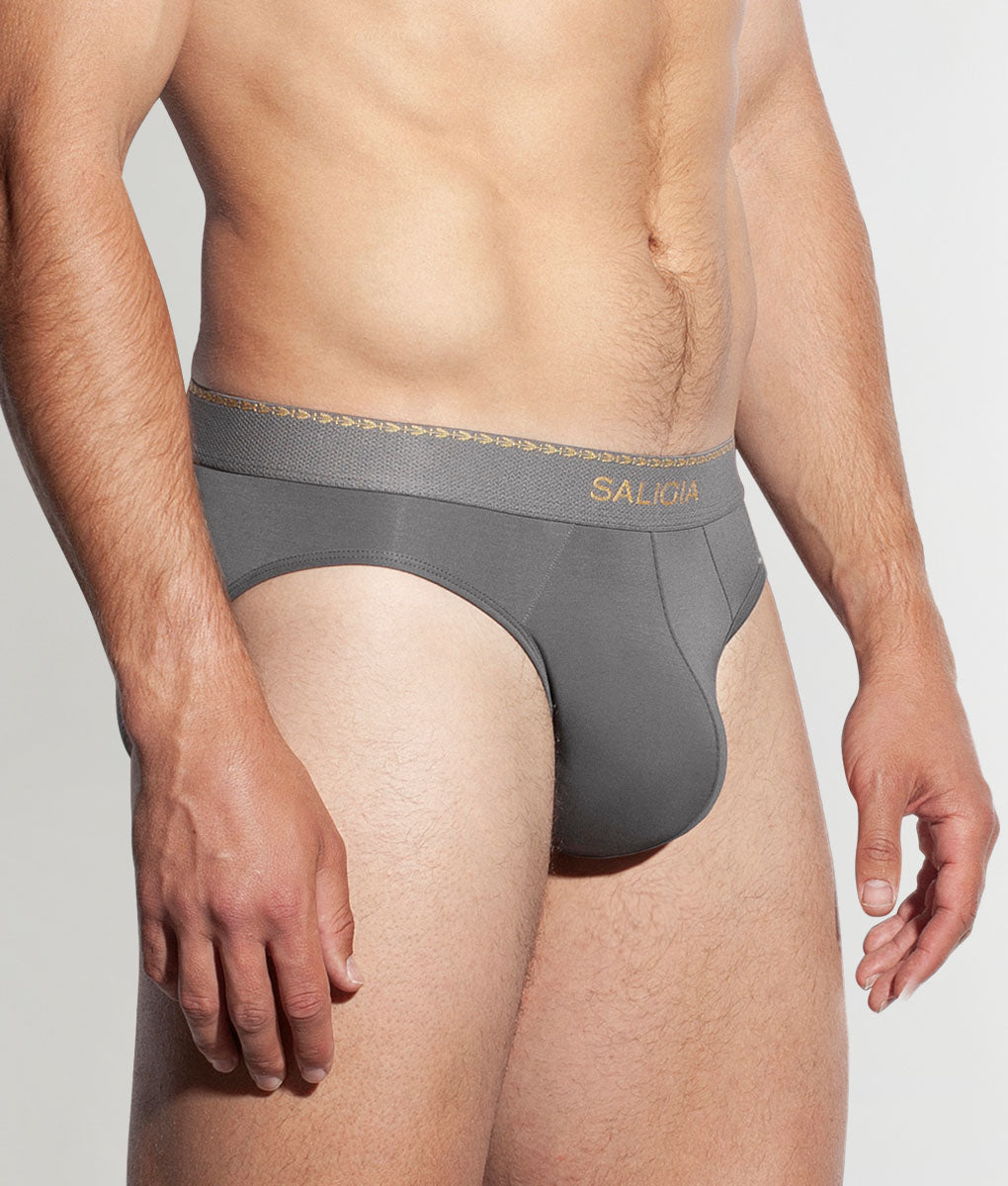 Saligia Greek Laurel Brief Grey