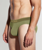 Saligia Greek Laurel Brief Green