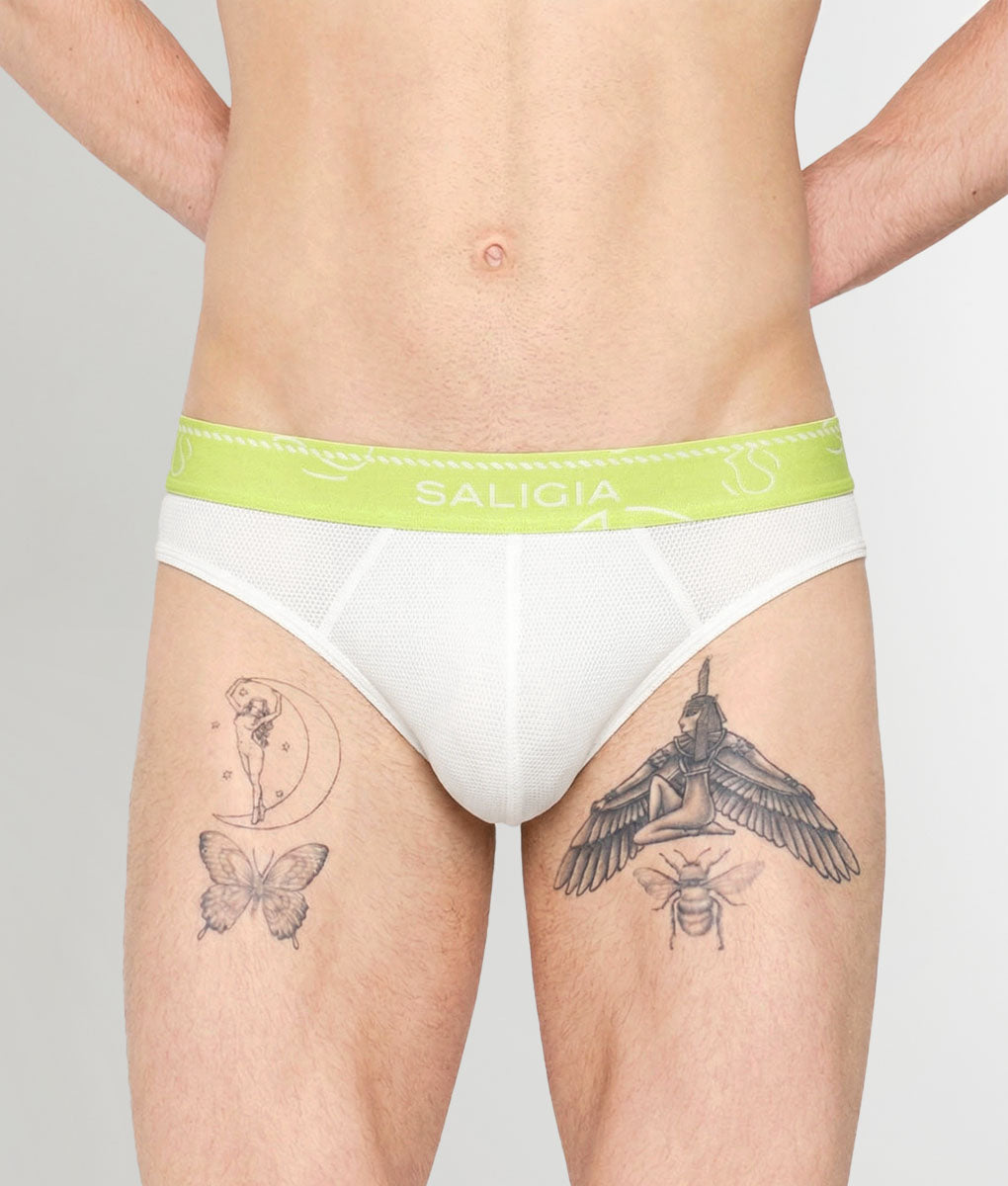 Saligia Verdure Set Brief White-green