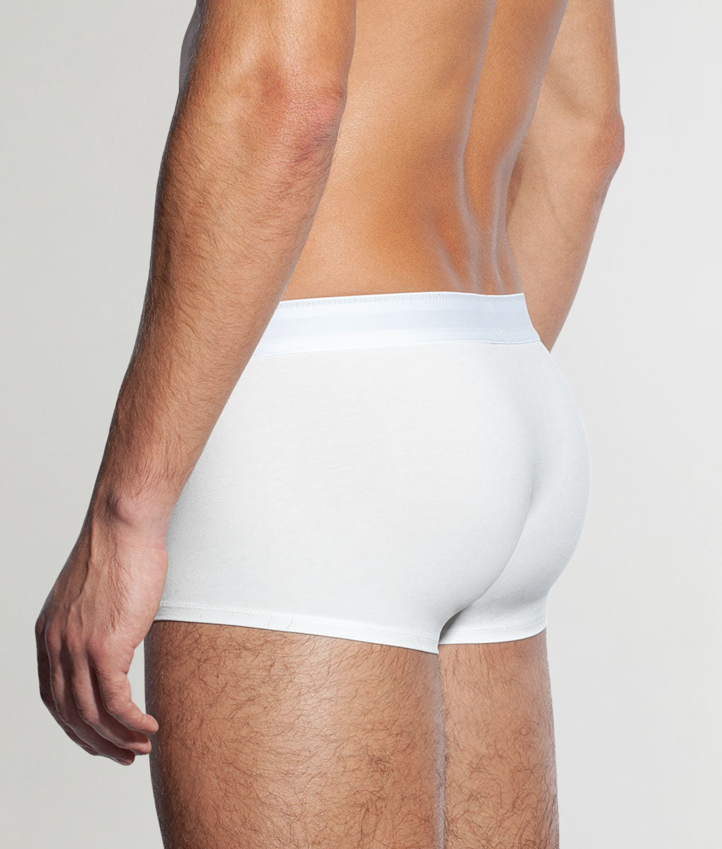 Saligia Greek Herringbone Trunk White