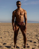 Sean & Val Sports Brief Palermo/Pacific — men's swim brief, model 3/4 front view