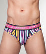 Supawear Sprint Brief Stripes Pink-stripes