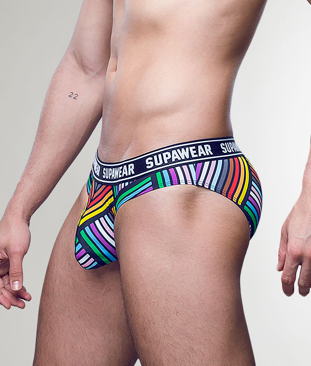 Supawear POW Brief Rainbow