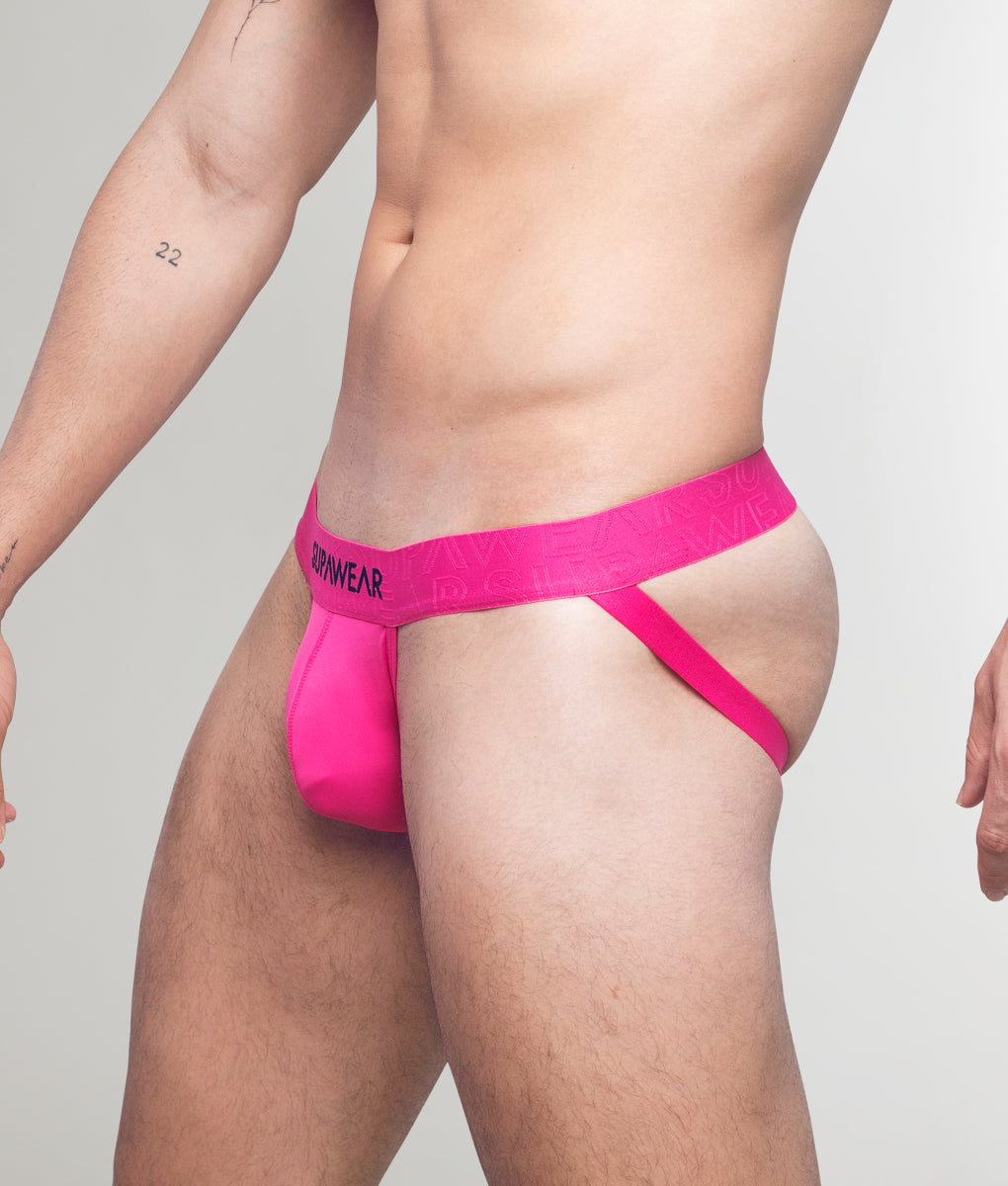 Supawear Neon Jockstrap Neon-pink