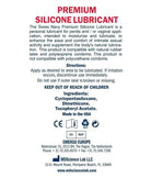 Swiss Navy Premium Silicone Lubricant 8oz — directions for use and ingredients