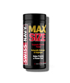 Swiss Navy Size Daily Supplements 60 Capsules — men's sexual wellness supplement, front bottle