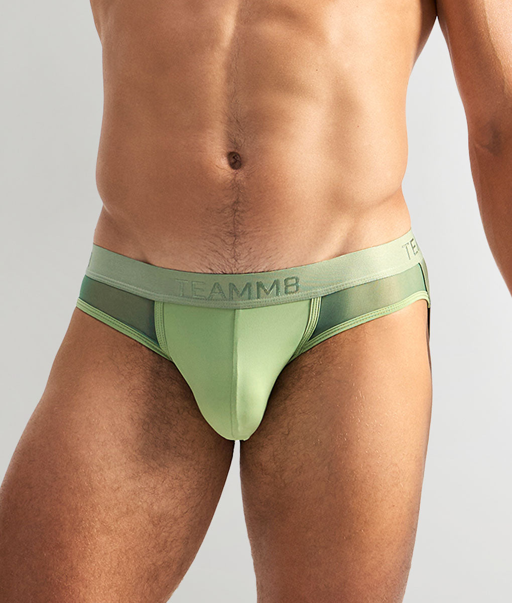 Teamm8 Score Sheer Slim Jockstrap Sage