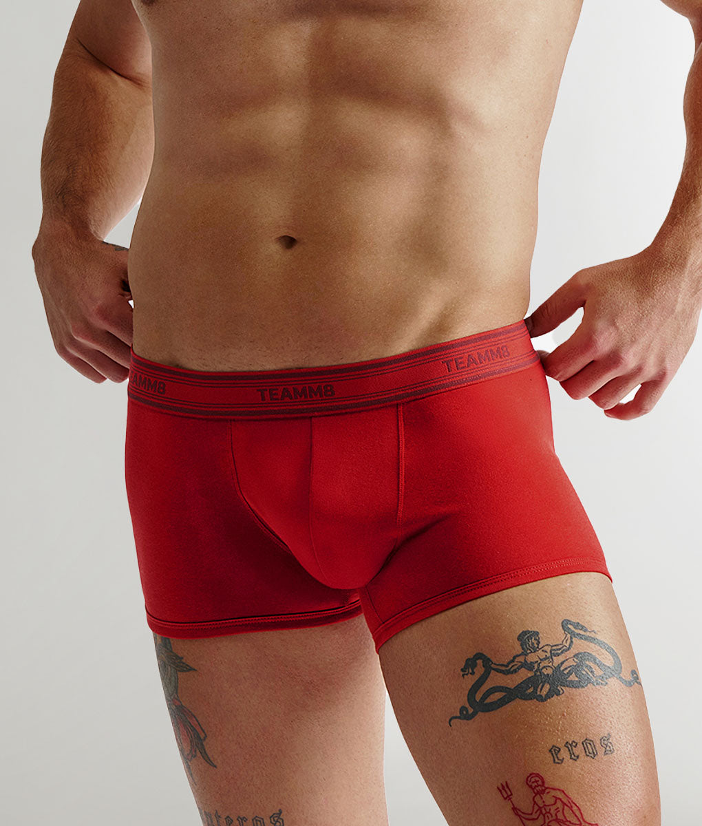 Teamm8 New Cotton Classic Trunk Crimson