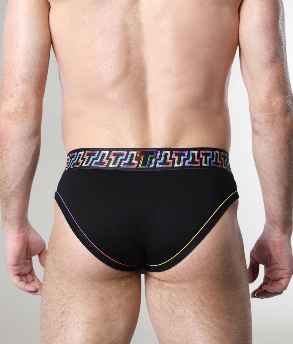 Timoteo Pride 24 Brief Timoteo Pride 24 Brief Black
