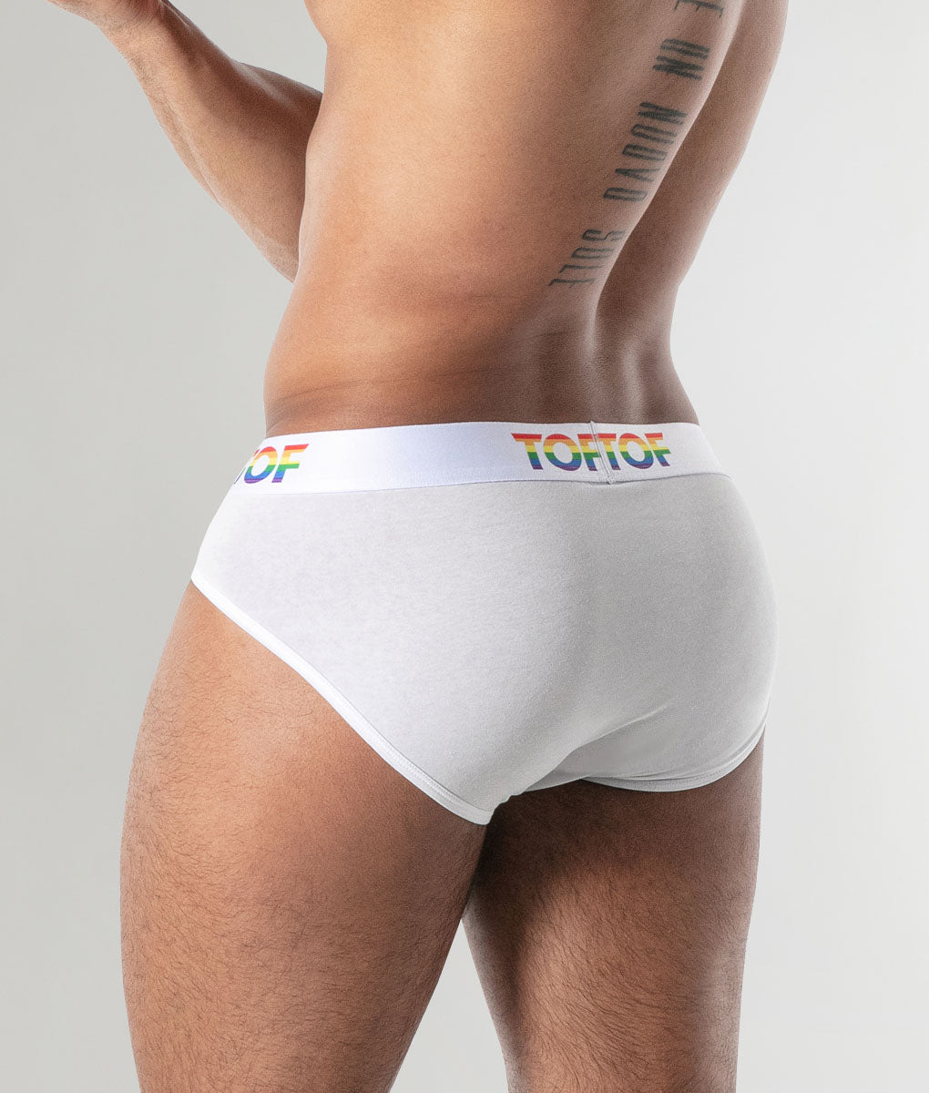 TOF Paris Joyful Pride Brief White
