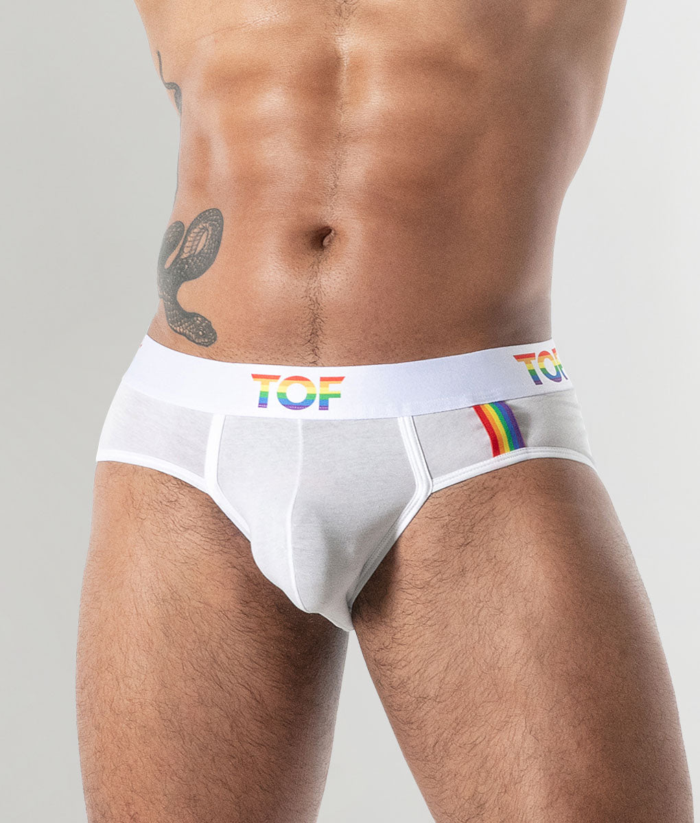 TOF Paris Joyful Pride Brief White