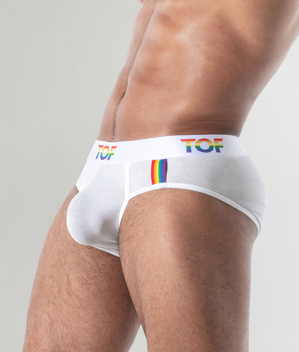 TOF Paris Joyful Pride Brief White
