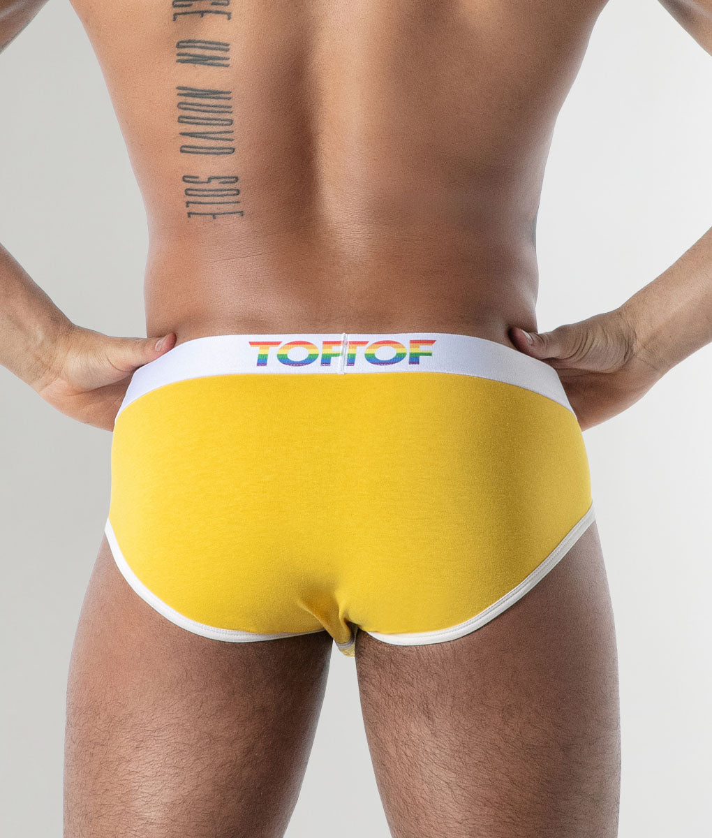 TOF Paris Joyful Pride Brief Yellow
