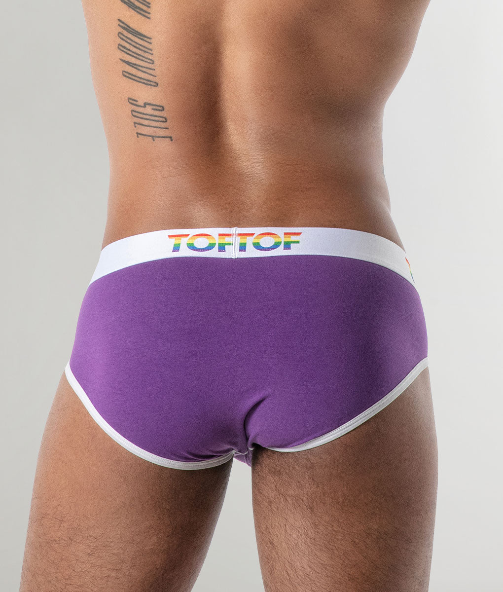 TOF Paris Joyful Pride Brief Purple