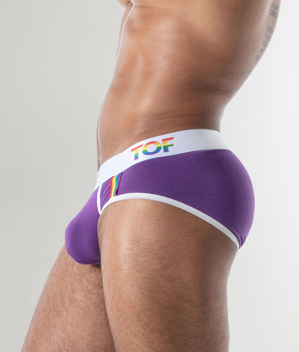 TOF Paris Joyful Pride Brief Purple