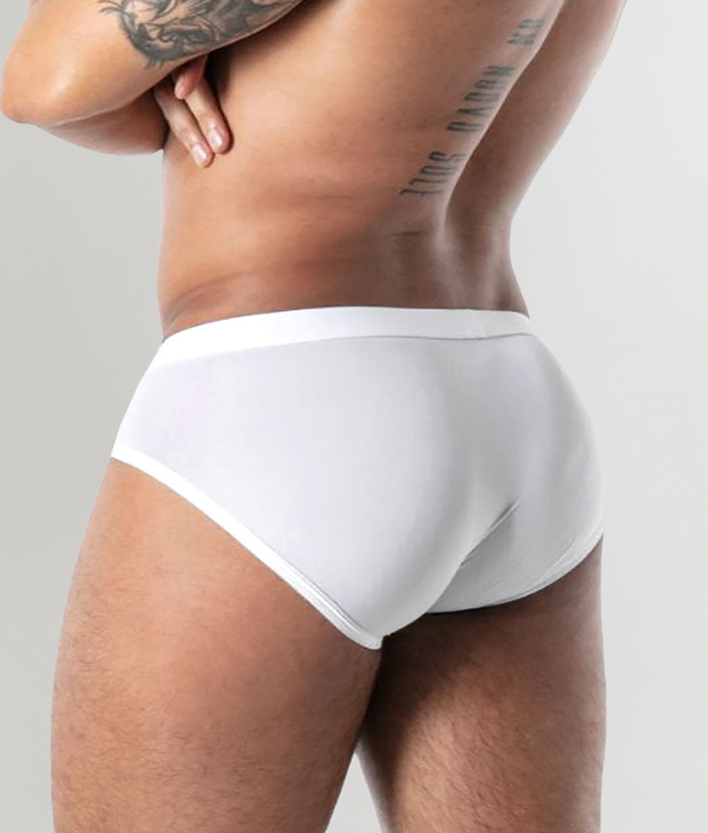 TOF Paris Mon Amour Microfiber Brief White