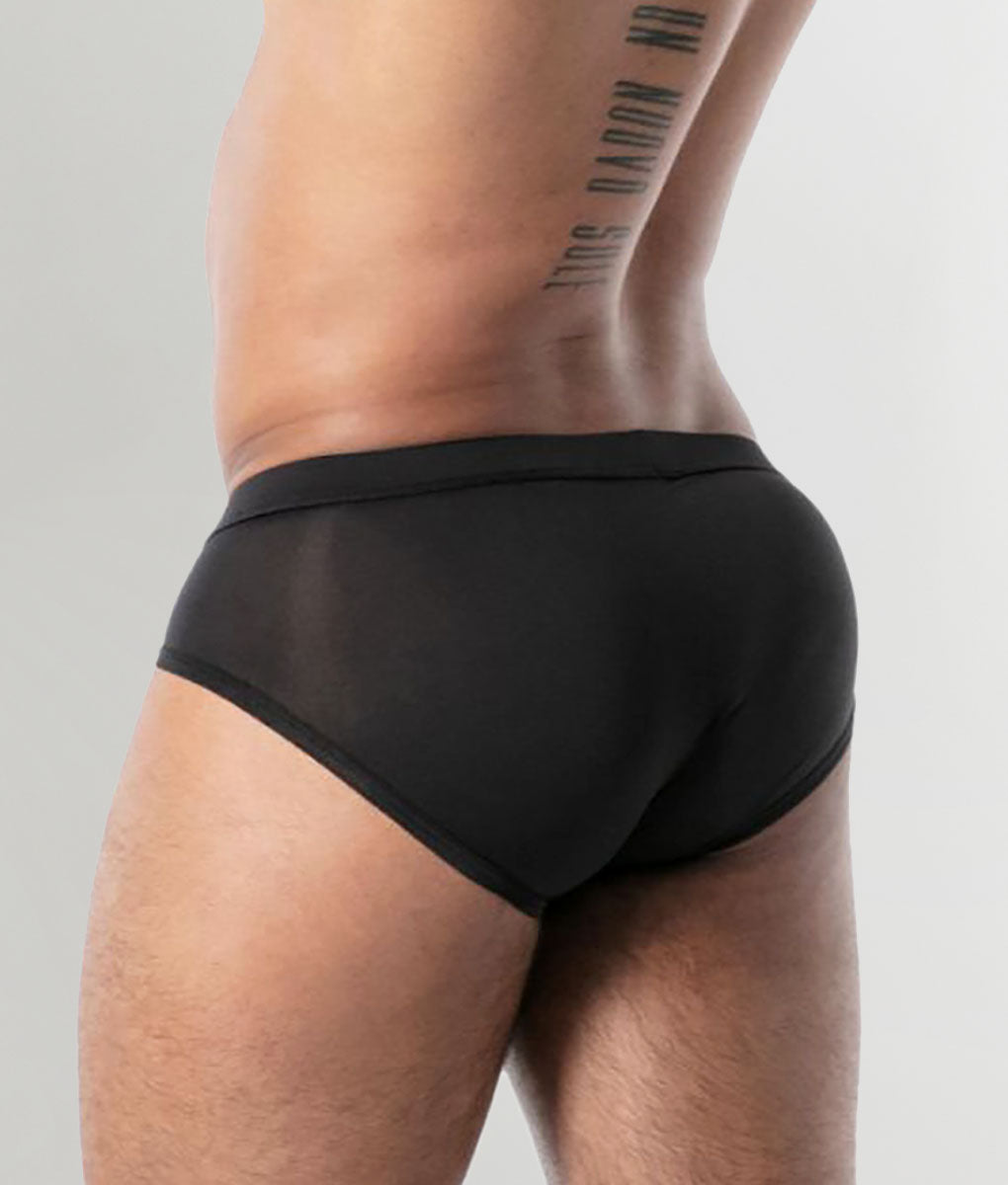 TOF Paris Mon Amour Microfiber Brief Black