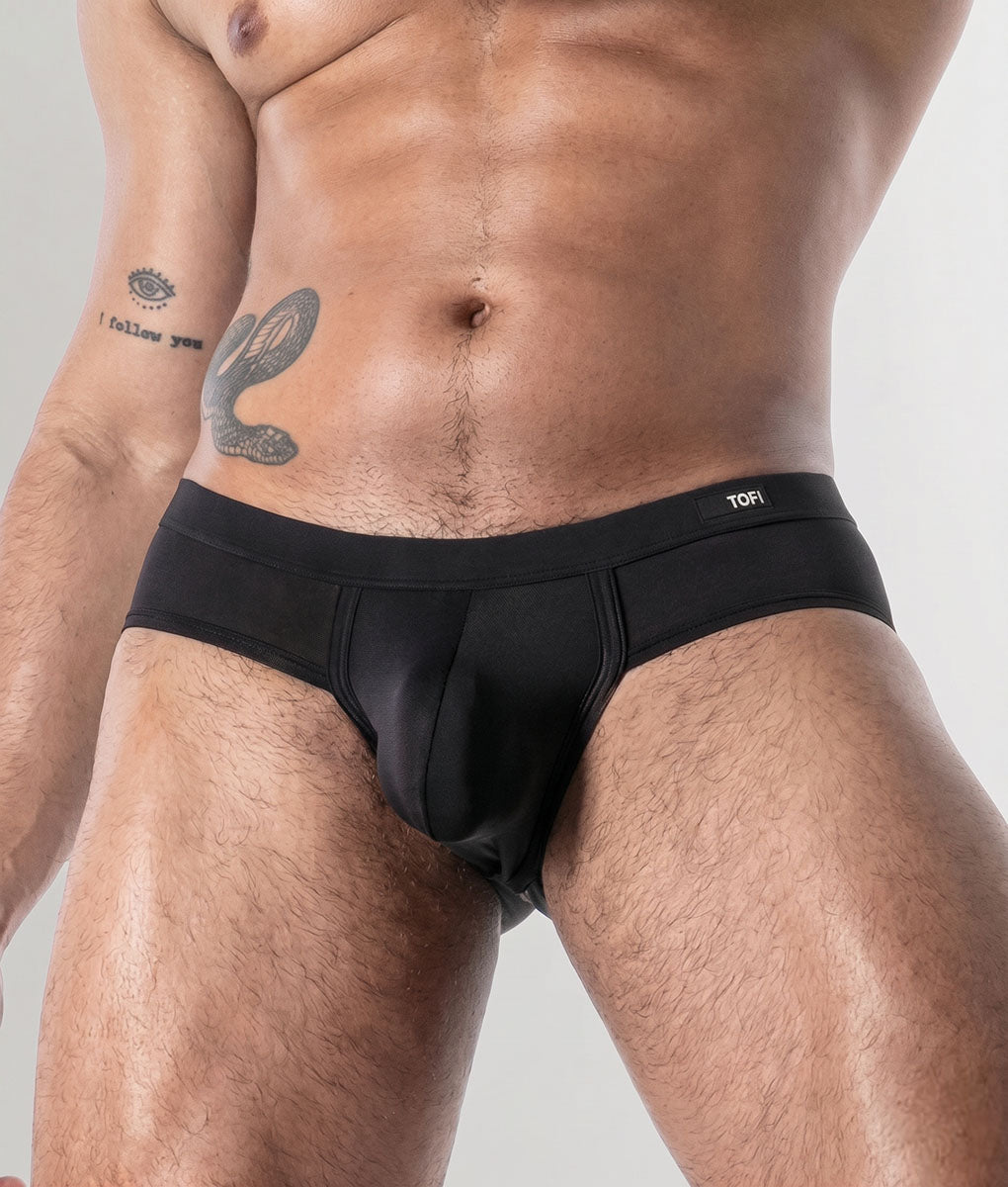 TOF Paris Mon Amour Microfiber Brief Black