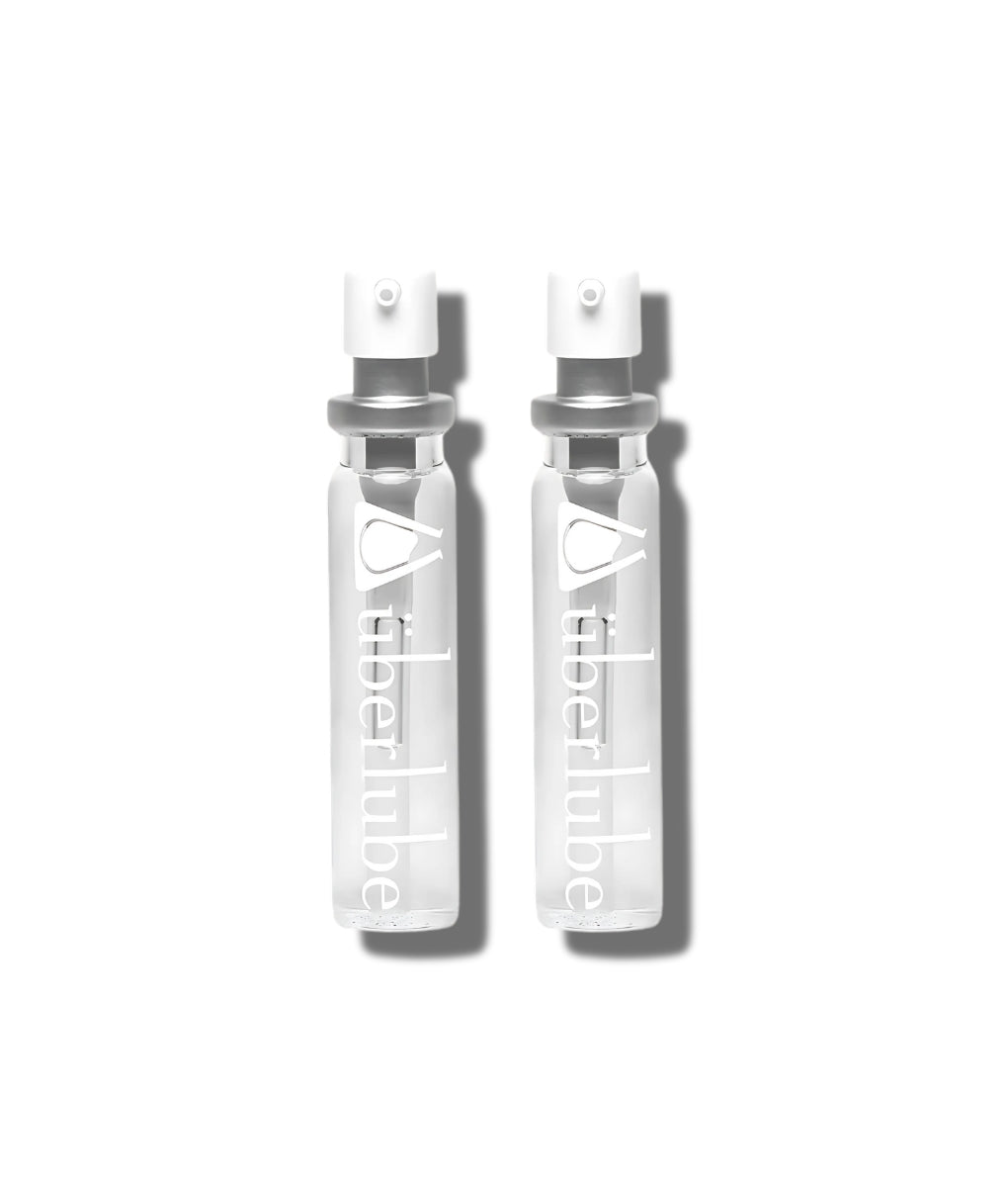 Uberlube Good-To-Go Traveler Refill — 2x15ml silicone lube cartridges, front view