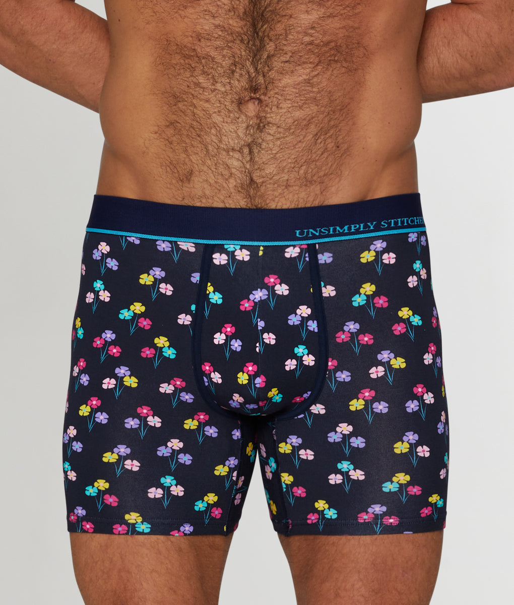 Unsimply Stitched Floral Boxer Brief Unsimply Stitched Floral Boxer Brief Navy