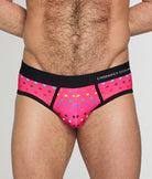 Unsimply Stitched Pride Polka Dot Brief Pink