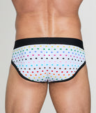 Unsimply Stitched Pride Polka Dot Brief White