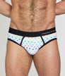 Unsimply Stitched Pride Polka Dot Brief White