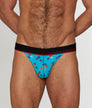 Unsimply Stitched Floral Jock Unsimply Stitched Floral Jock Aqua