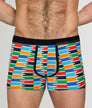 Unsimply Stitched Zip Trunk White-orange-yellow-blue