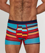 Unsimply Stitched Old School Stripe Trunk Unsimply Stitched Old School Stripe Trunk Orange-red-blue