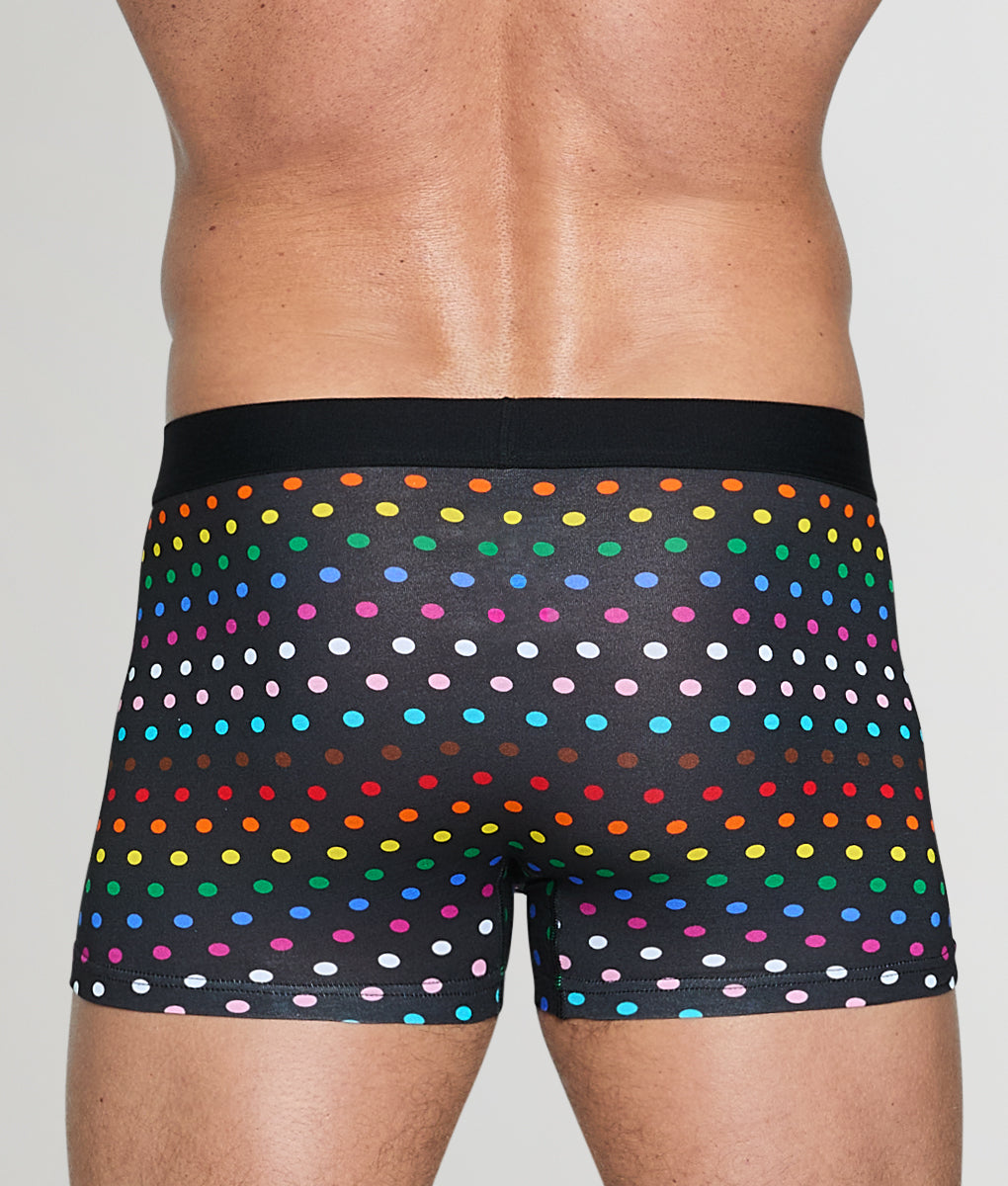 Unsimply Stitched Pride Polka Dot Trunk Black