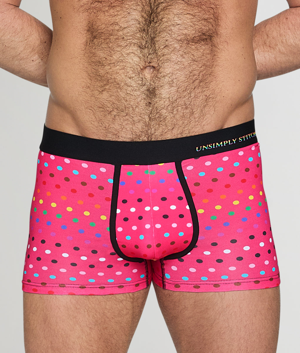 Unsimply Stitched Pride Polka Dot Trunk Pink