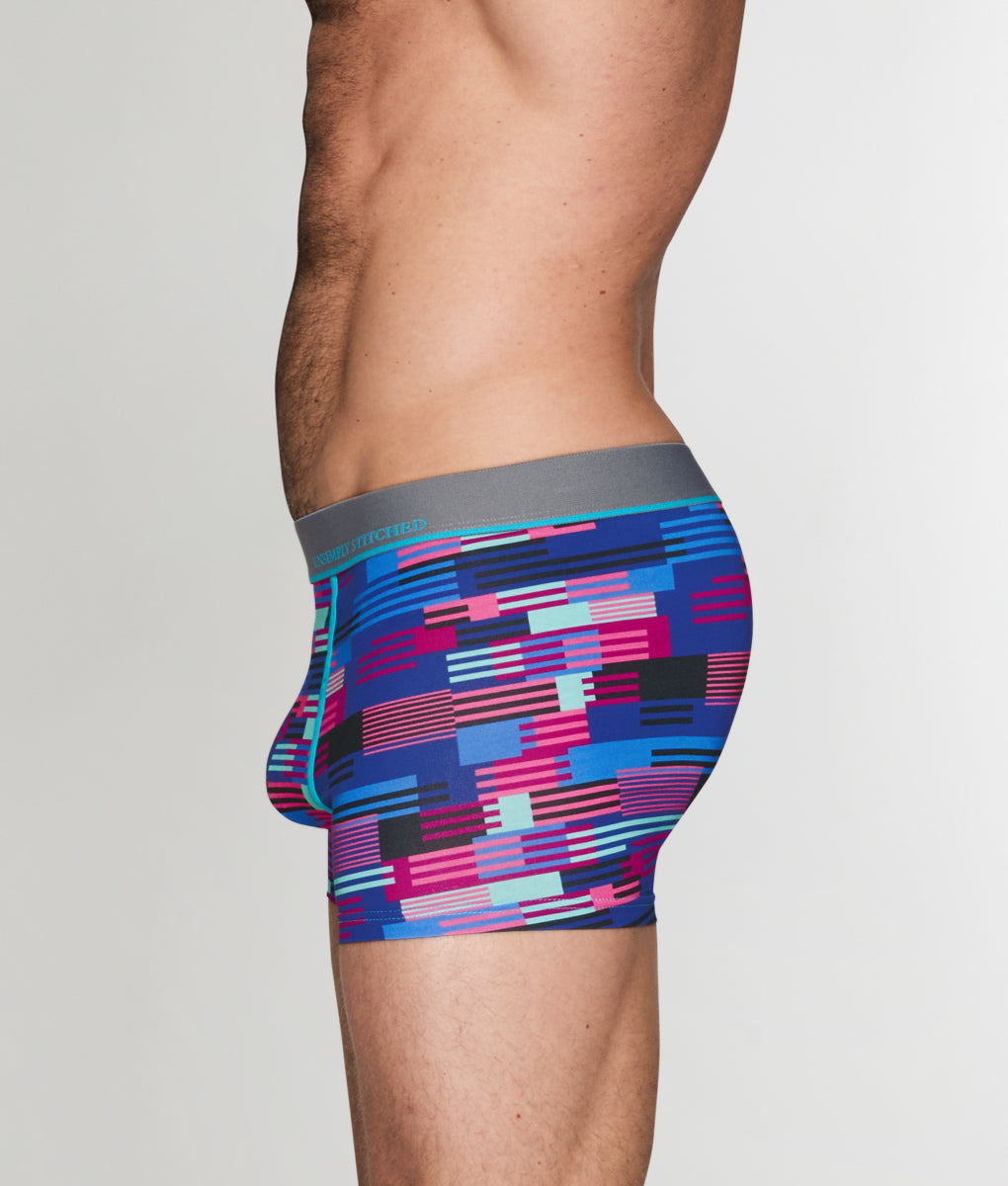 Unsimply Stitched Hatch Stripe Trunk Unsimply Stitched Hatch Stripe Trunk Blue