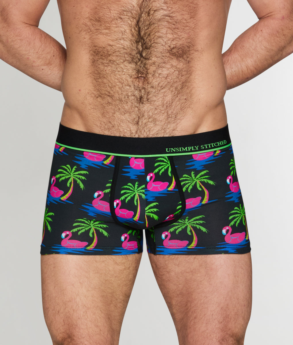 Unsimply Stitched Flamingo Palm Tree Trunk Unsimply Stitched Flamingo Palm Tree Trunk Black