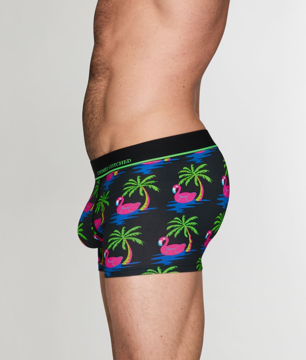 Unsimply Stitched Flamingo Palm Tree Trunk Unsimply Stitched Flamingo Palm Tree Trunk Black
