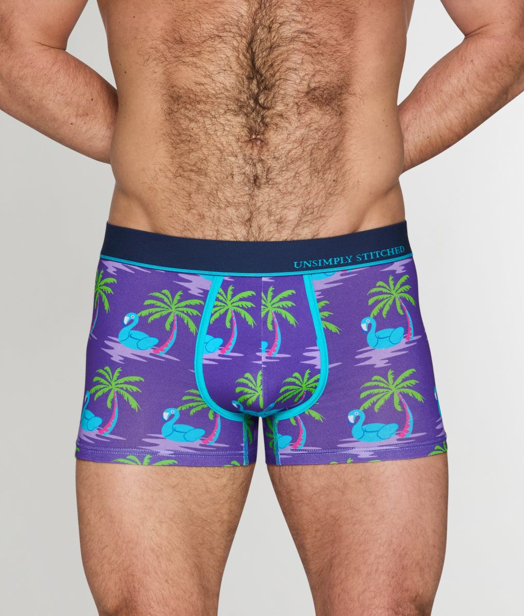 Unsimply Stitched Flamingo Palm Tree Trunk Unsimply Stitched Flamingo Palm Tree Trunk Purple