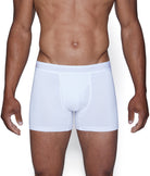 Wood Boxer Brief with Fly White
