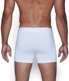 Wood Boxer Brief with Fly White