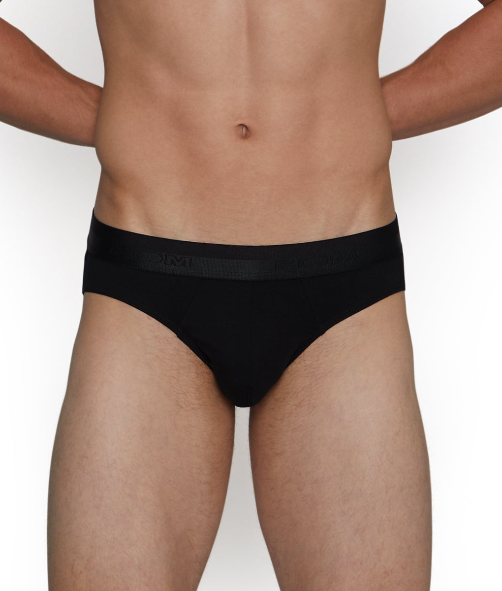 HOM Micro briefs in black from the Premium Cotton collection
