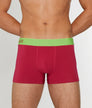 Wood Trunk Burgundy Red