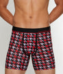 Unsimply Stitched Houndstooth Boxer Brief Unsimply Stitched Houndstooth Boxer Brief Red-grey