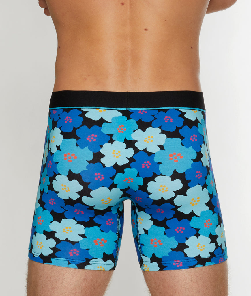 Unsimply Stitched Floral Futures Boxer Brief Unsimply Stitched Floral Futures Boxer Brief Blue-black