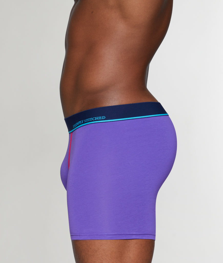 Unsimply Stitched Solid Boxer Brief Unsimply Stitched Solid Boxer Brief Purple