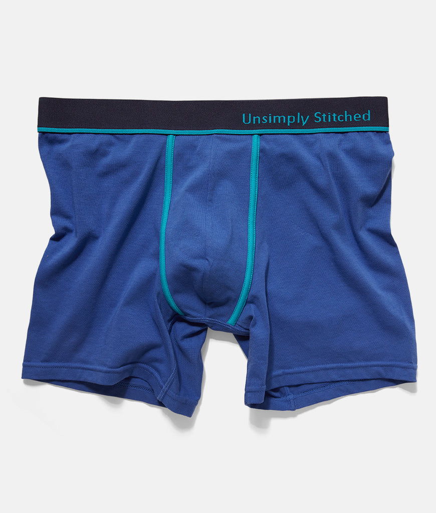 Unsimply Stitched Solid Boxer Brief Unsimply Stitched Solid Boxer Brief Surf-the-web-blue